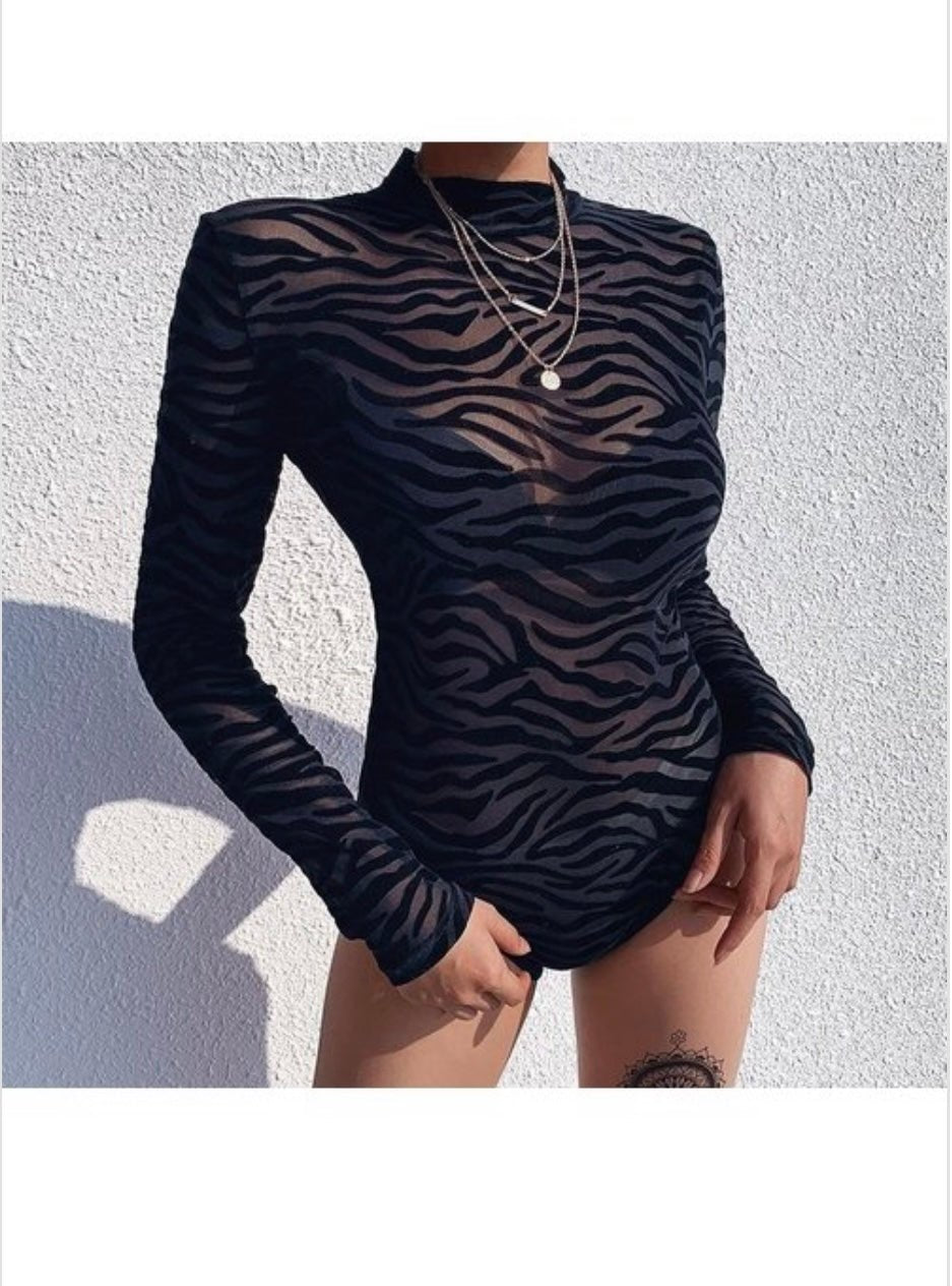 ABSTRACT BODYSUIT -