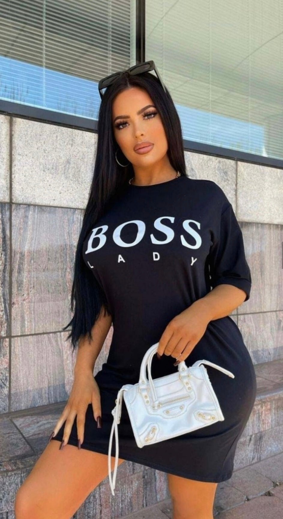 BOSS LADY SHIRT DRESS -