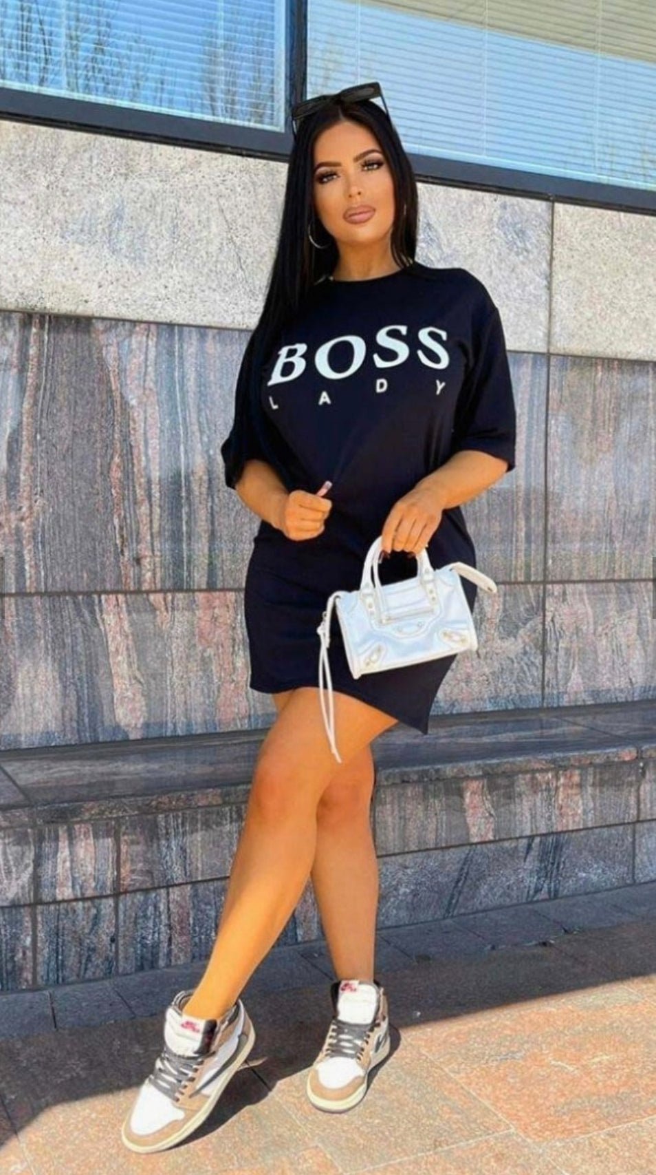 BOSS LADY SHIRT DRESS -