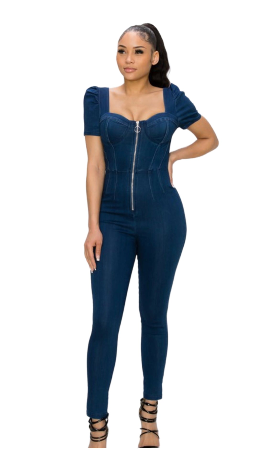 Sweetheart Neck Jumpsuit -