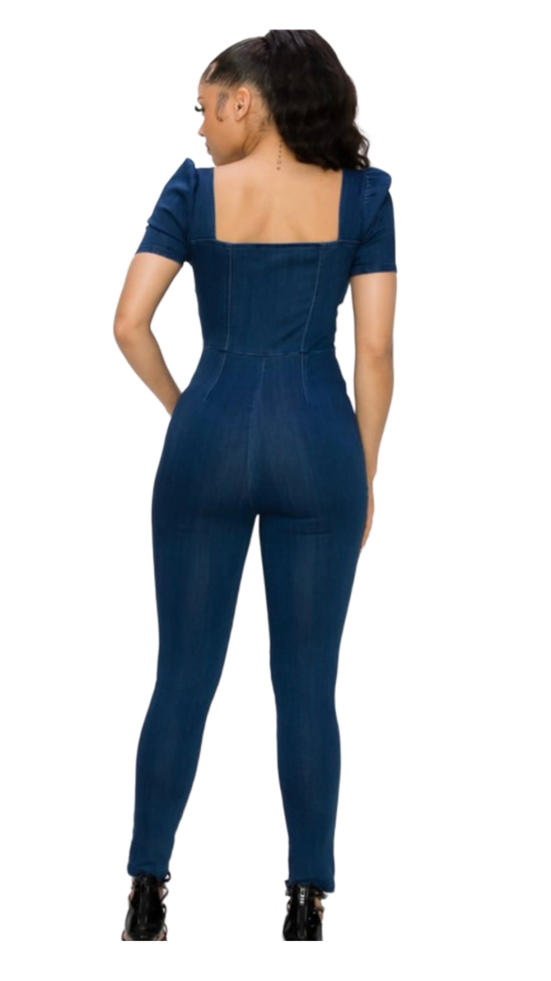 Sweetheart Neck Jumpsuit -